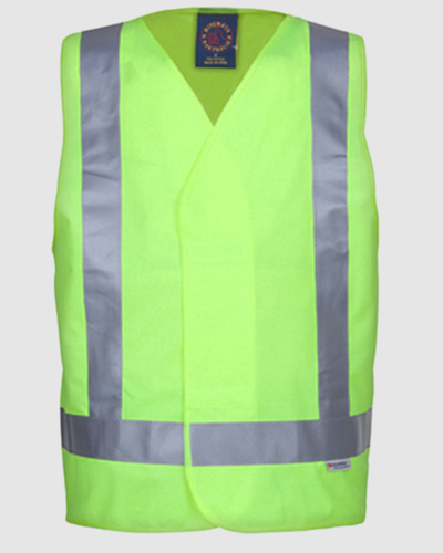 Ritemate Hi Viz Vest With 50MM Reflective Tape RM4245T 