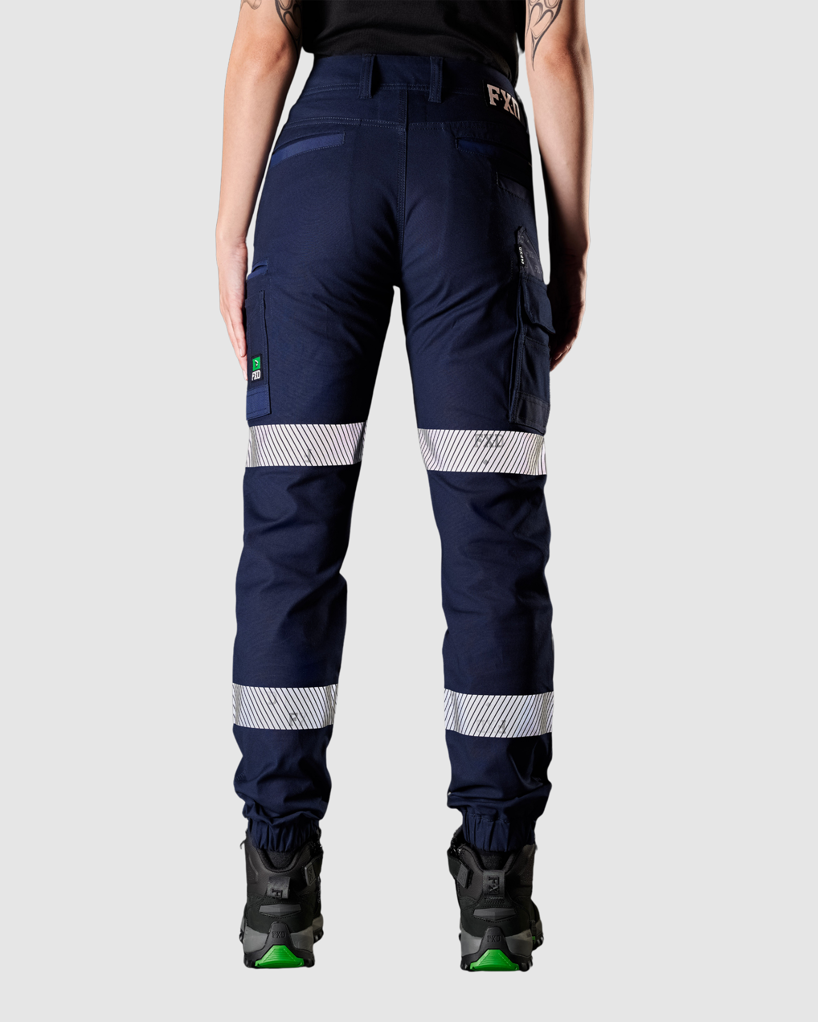 FXD WOMENS REFELCTIVE CUFFED WORK PANTS-WP-4WT