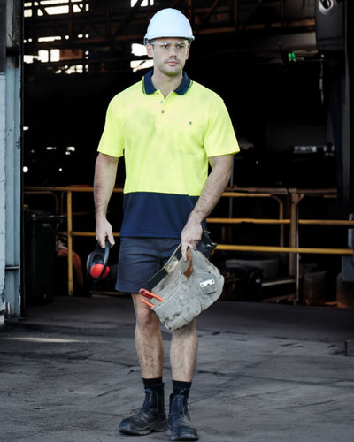 ZH231 UNISEX HI VIS BASIC SHORT SLEEVE POLO