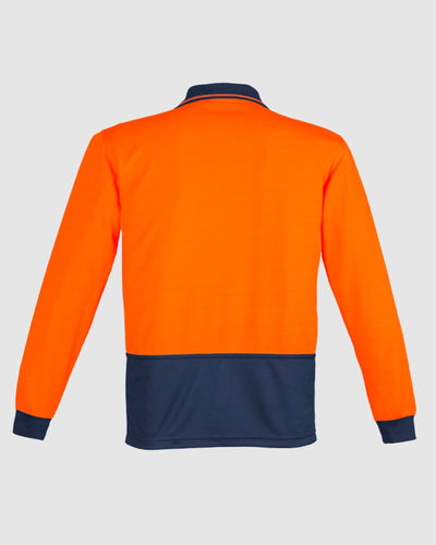 SYZMIK ZH232 UNISEX HI VIS BASIC LONG SLEEVE POLO