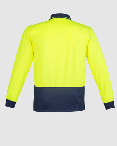 SYZMIK ZH232 UNISEX HI VIS BASIC LONG SLEEVE POLO