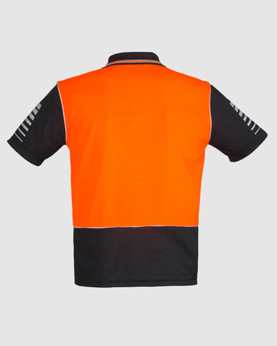 Syzmik Mens Hi Vis Zone Short Sleeve Polo ZH236 
