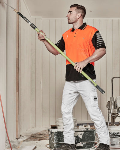 Syzmik Mens Hi Vis Zone Short Sleeve Polo ZH236 