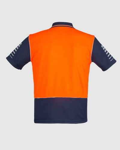 Syzmik Mens Hi Vis Zone Short Sleeve Polo ZH236 