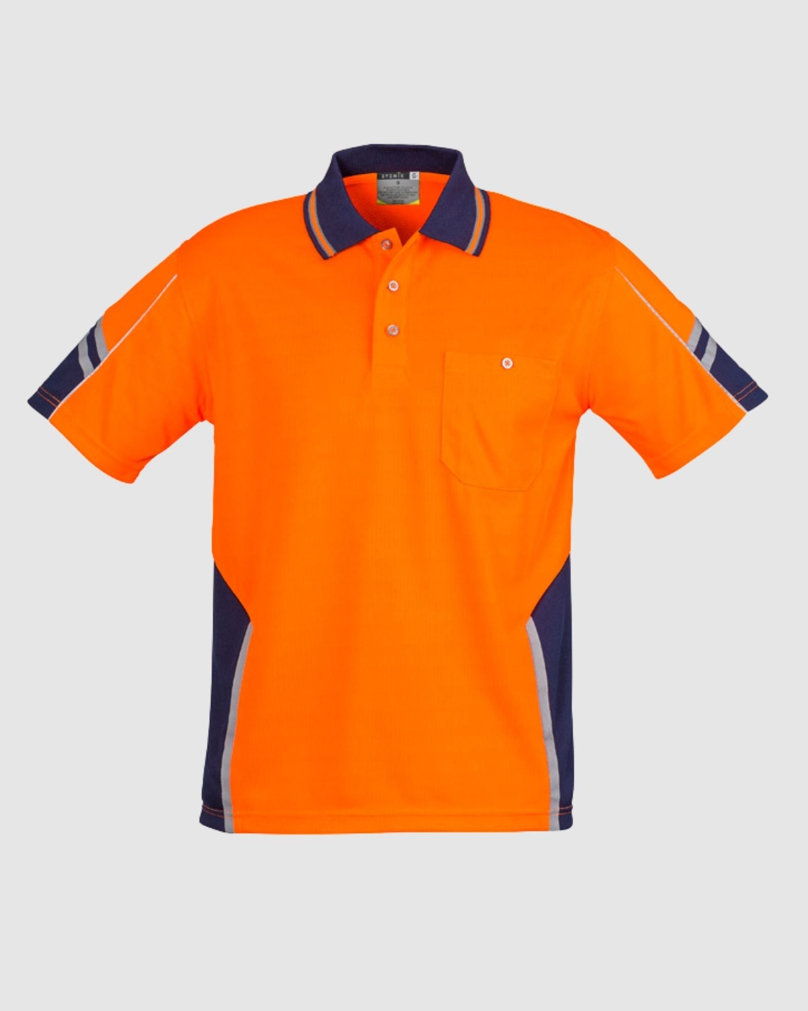 Syzmik Mens Hi Vis Squad Short Sleeve Polo ZH237 
