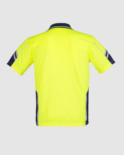 Syzmik Mens Hi Vis Squad Short Sleeve Polo ZH237 