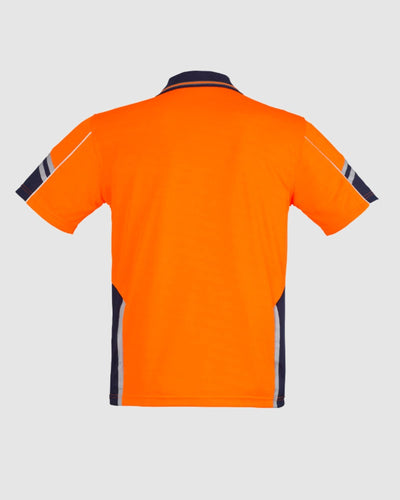 Syzmik Mens Hi Vis Squad Short Sleeve Polo ZH237 
