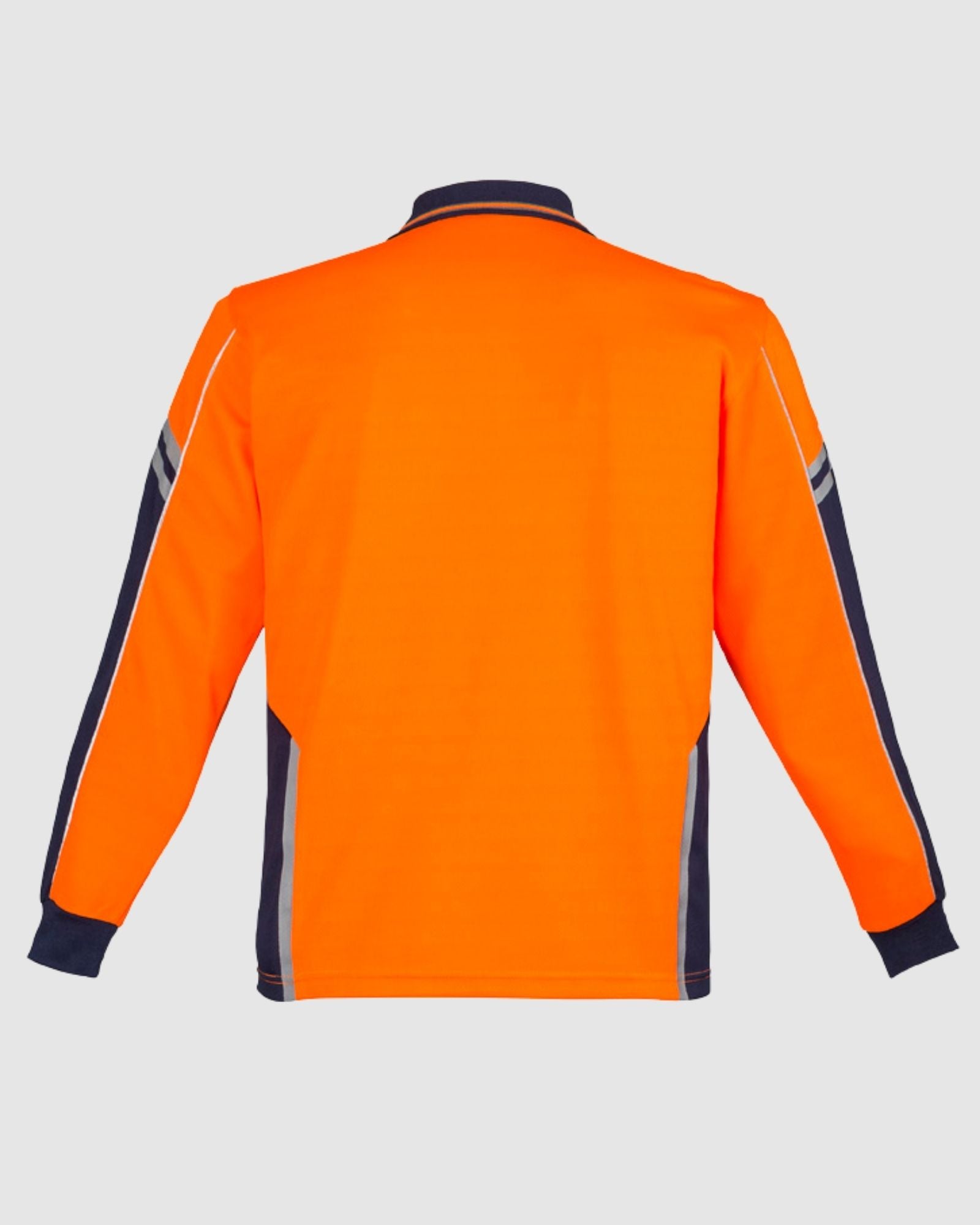 Syzmik Mens Hi Vis Squad Long Sleeve Polo ZH238 