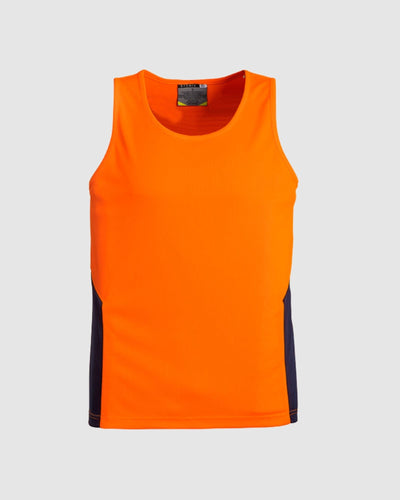 MENS HI VIS SQUAD SINGLET