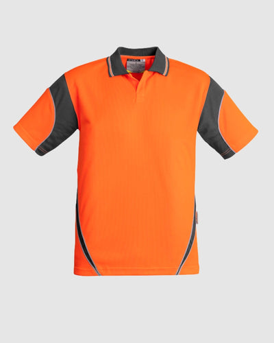 Syzmik Mens Hi Vis Aztec Short Sleeve Polo ZH248 