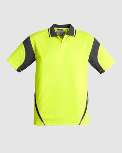 Syzmik Mens Hi Vis Aztec Short Sleeve Polo ZH248 