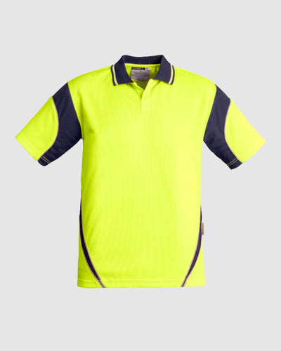 Syzmik Mens Hi Vis Aztec Short Sleeve Polo ZH248 