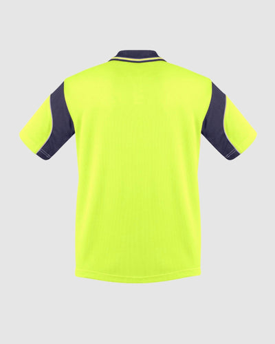 Syzmik Mens Hi Vis Aztec Short Sleeve Polo ZH248 