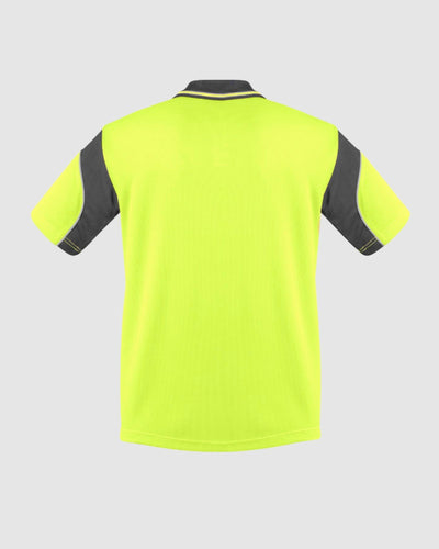 Syzmik Mens Hi Vis Aztec Short Sleeve Polo ZH248 