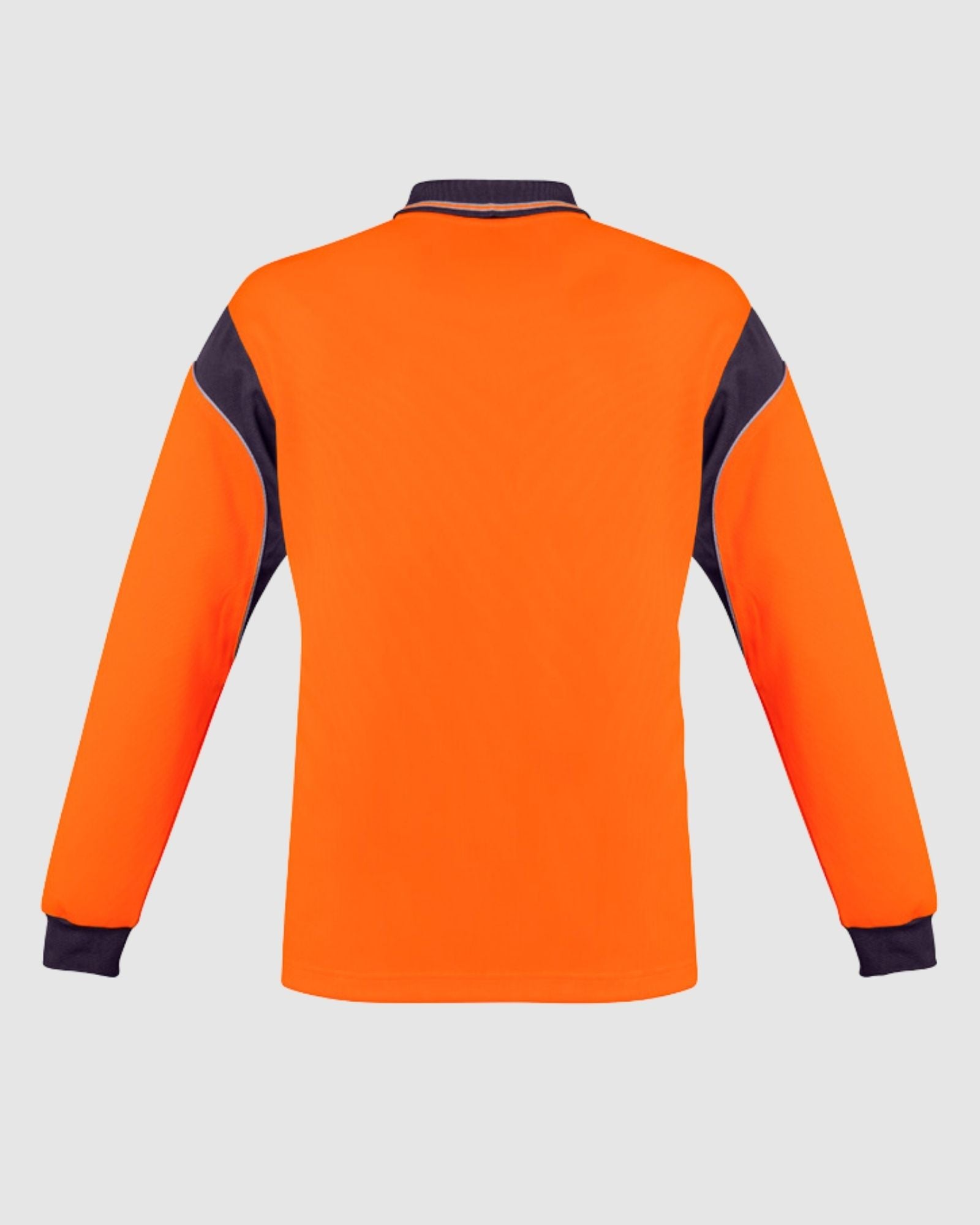 Syzmik Mens Hi Vis Aztec Long Sleeve Polo ZH249 