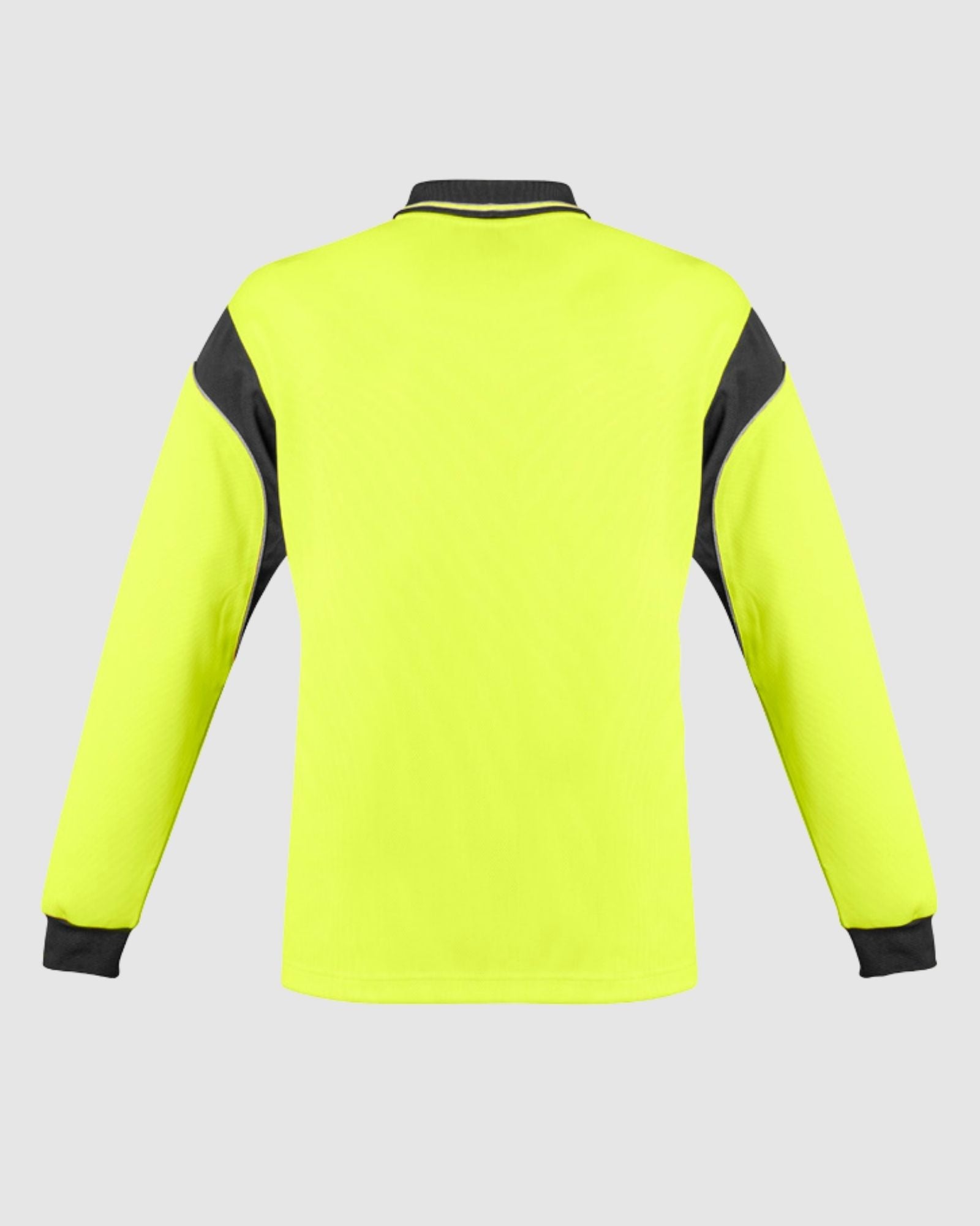 Syzmik Mens Hi Vis Aztec Long Sleeve Polo ZH249 