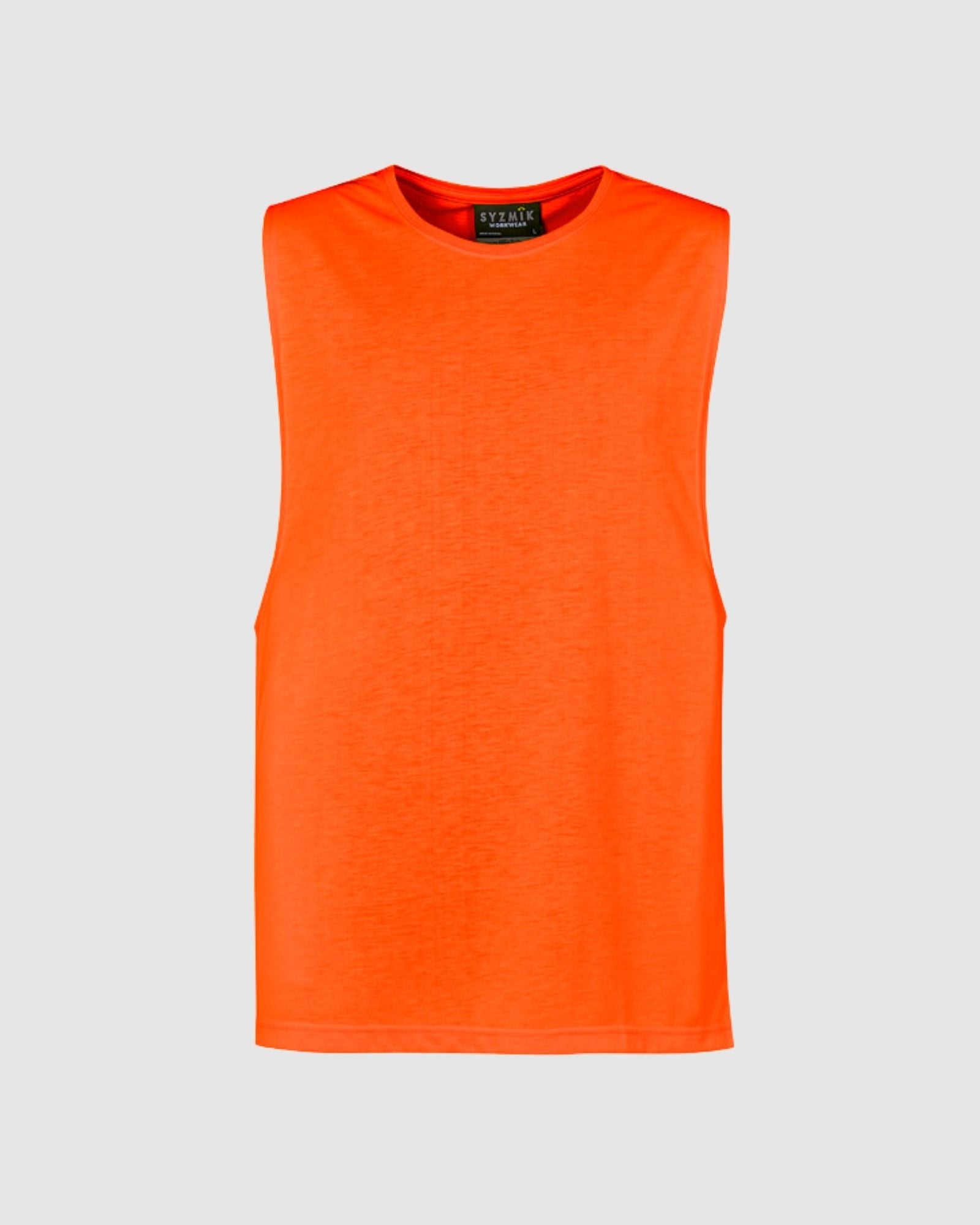 Syzmik Mens Hi Vis Sleeveless Tee ZH297 