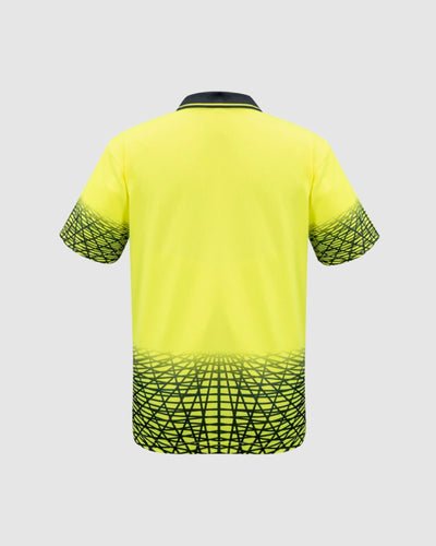 Syzmik Mens Hi Vis Tracks Short Sleeve Polo ZH300 