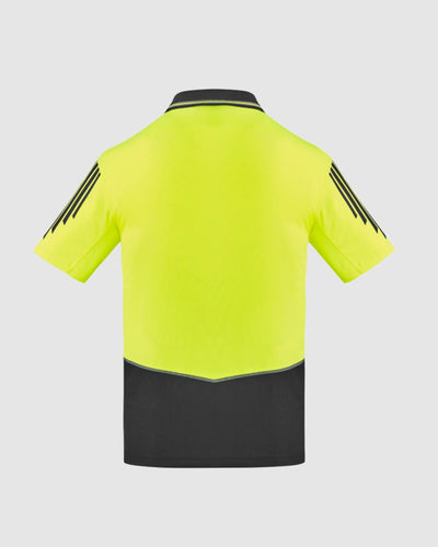 Syzmik Mens Hi Vis Flux Short Sleeve Polo ZH315 