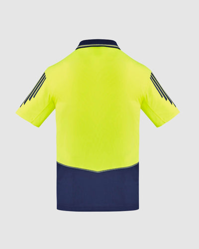Syzmik Mens Hi Vis Flux Short Sleeve Polo ZH315 