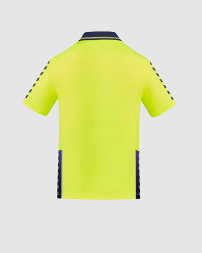 Syzmik Mens Hi Vis Komodo Short Sleeve Polo ZH320 