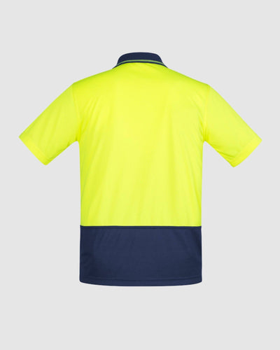 Syzmik Mens Hi Vis Comfort Back Short Sleeve Polo ZH415 