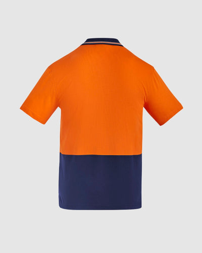 Syzmik Mens Hi Vis Cotton Short Sleeve Polo ZH435 