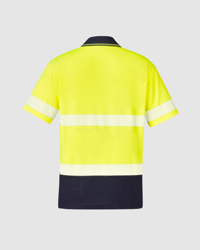 Syzmik Unisex Hi Vis Segmented Tape Short Sleeve Polo ZH535 