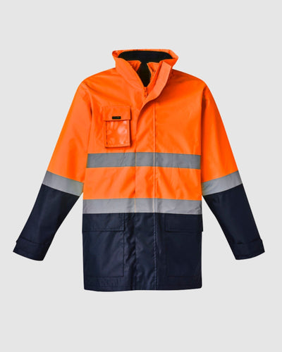 SYZMIK MENS HI VIS BASIC 4 IN 1 WATERPROOF JACKET