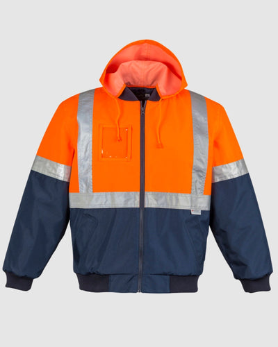 Syzmik Mens Hi Vis Quilted Flying Jacket ZJ351 