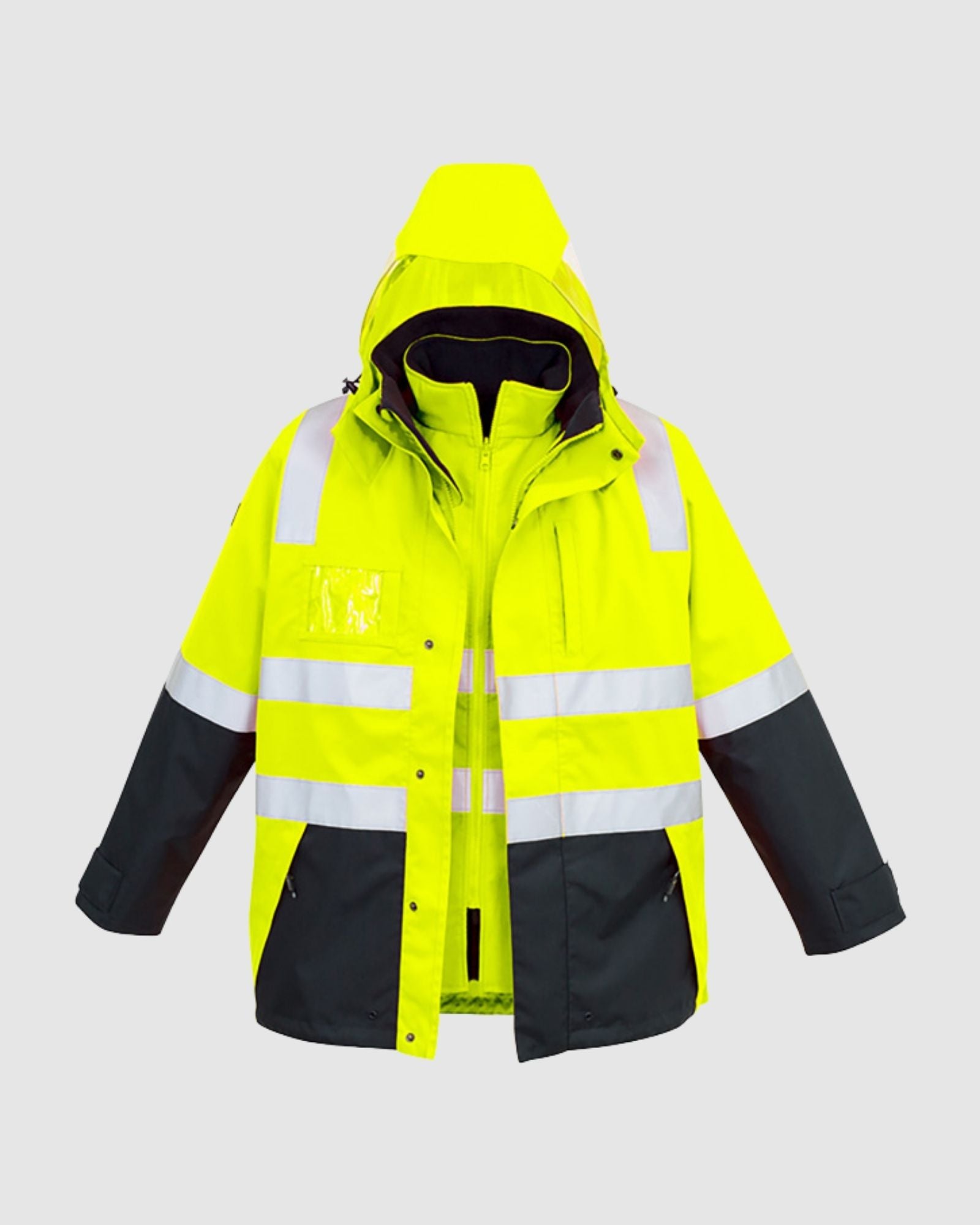 Syzmik Mens Hi Vis 4 In 1 Waterproof Jacket ZJ532 