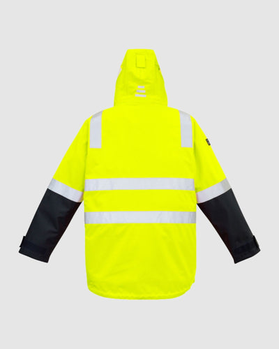 Syzmik Mens Hi Vis 4 In 1 Waterproof Jacket ZJ532 