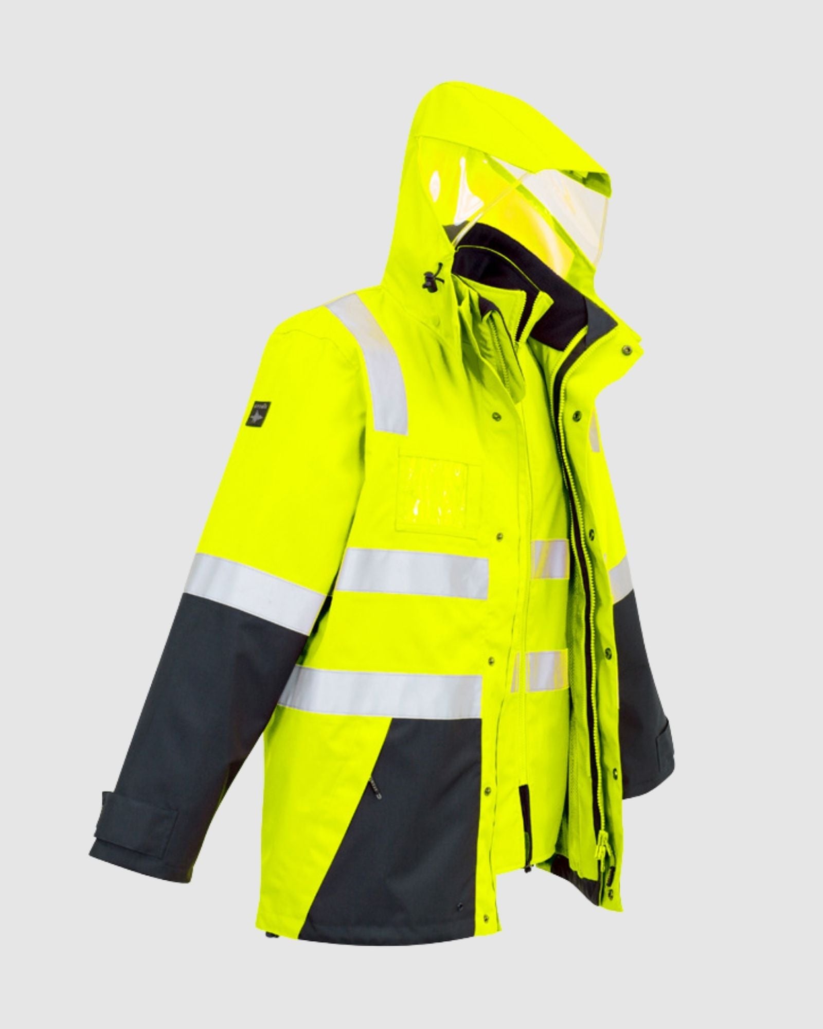 Syzmik Mens Hi Vis 4 In 1 Waterproof Jacket ZJ532 