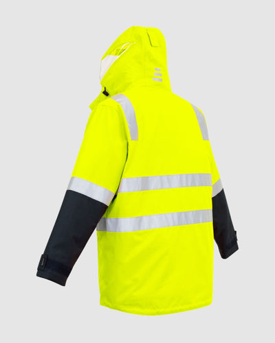 Syzmik Mens Hi Vis 4 In 1 Waterproof Jacket ZJ532 