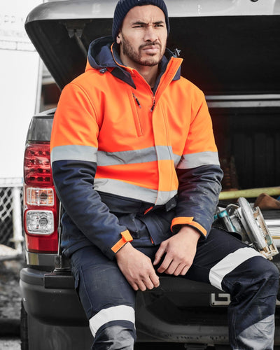 Syzmik Unisex Hi Vis Antarctic Softshell Jacket ZJ553 