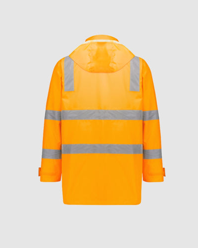 Syzmik Unisex Hi Vis Vic Rail 4 In 1 Waterproof Jacket ZJ580 