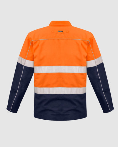 Syzmik Mens Hi Vis Cotton Drill Jacket ZJ590 