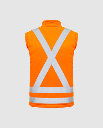 Syzmik Unisex Hi Vis X Back 2 In 1 Softshell Jacket ZJ680 