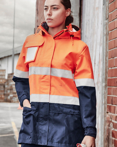Syzmik Womens Hi Vis Ultralite Waterproof Jacket ZJ757 