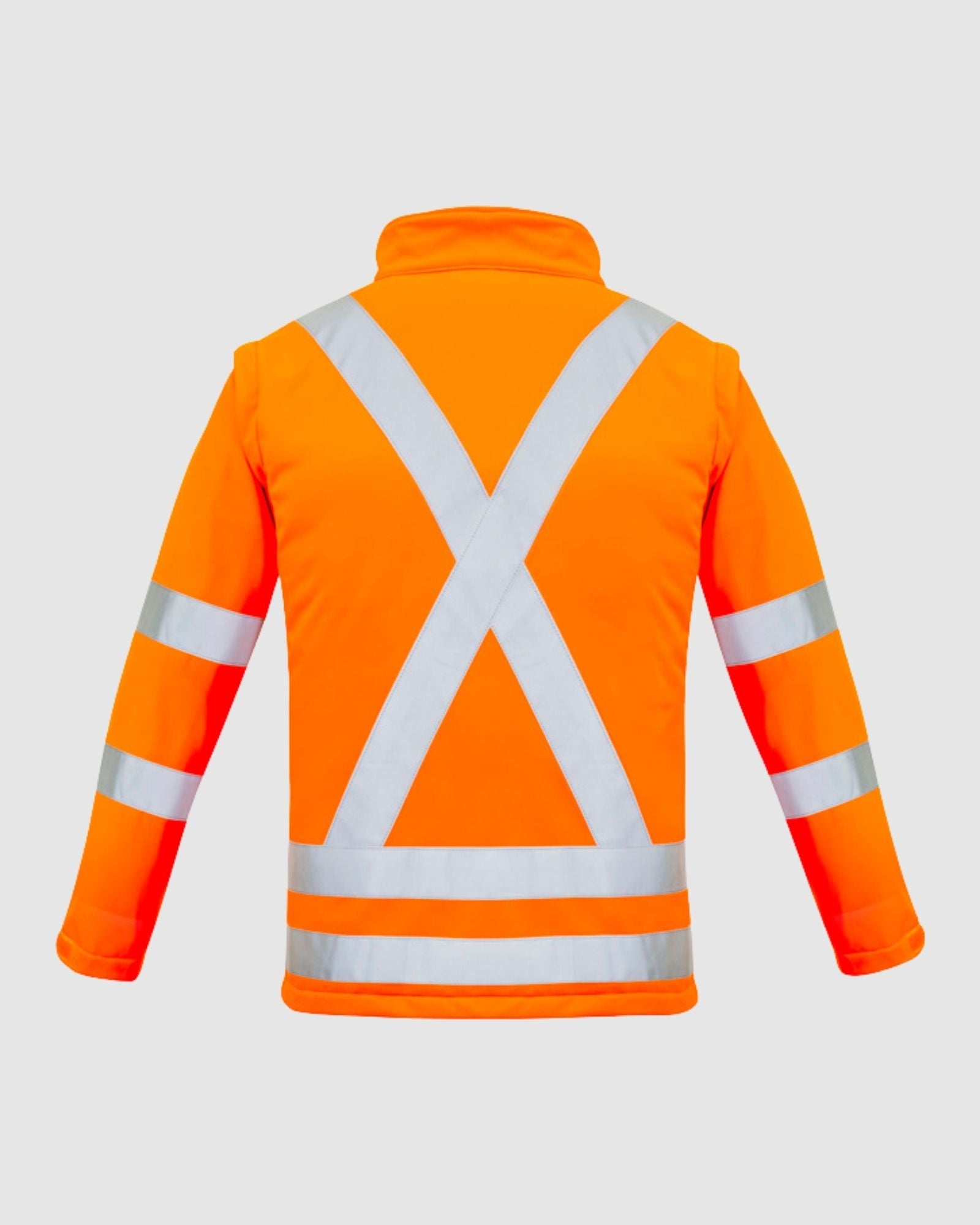 Syzmik Womens Hi Vis Nsw Rail X Back 2 In 1 Softshell Jacket ZJ770 