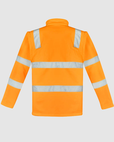 Syzmik Unisex Hi Vis Vic Rail 2 In 1 Softshell Jacket ZJ780 