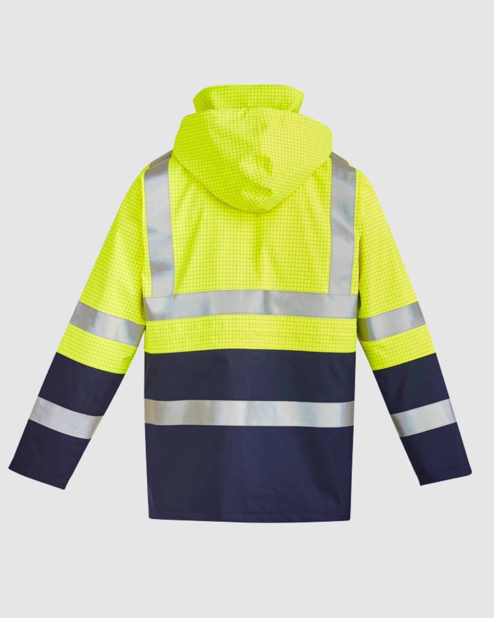 Syzmik Mens Orange Flame Arc Rated Antistatic Waterproof Jacket ZJ900 