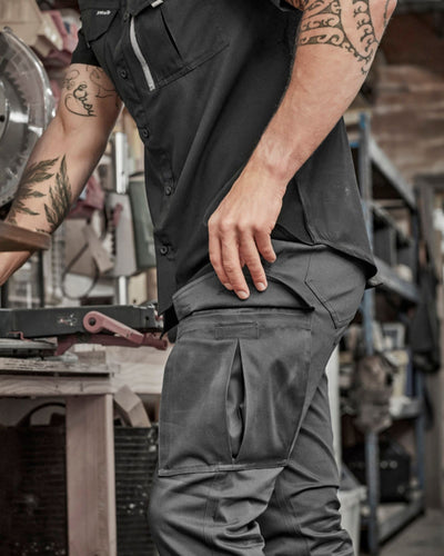 Syzmik Mens Essential Basic Stretch Cargo Pant ZP230 