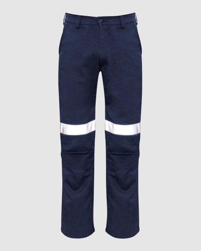 Syzmik Mens Orange Flame Traditional Style Taped Work Pant ZP523 