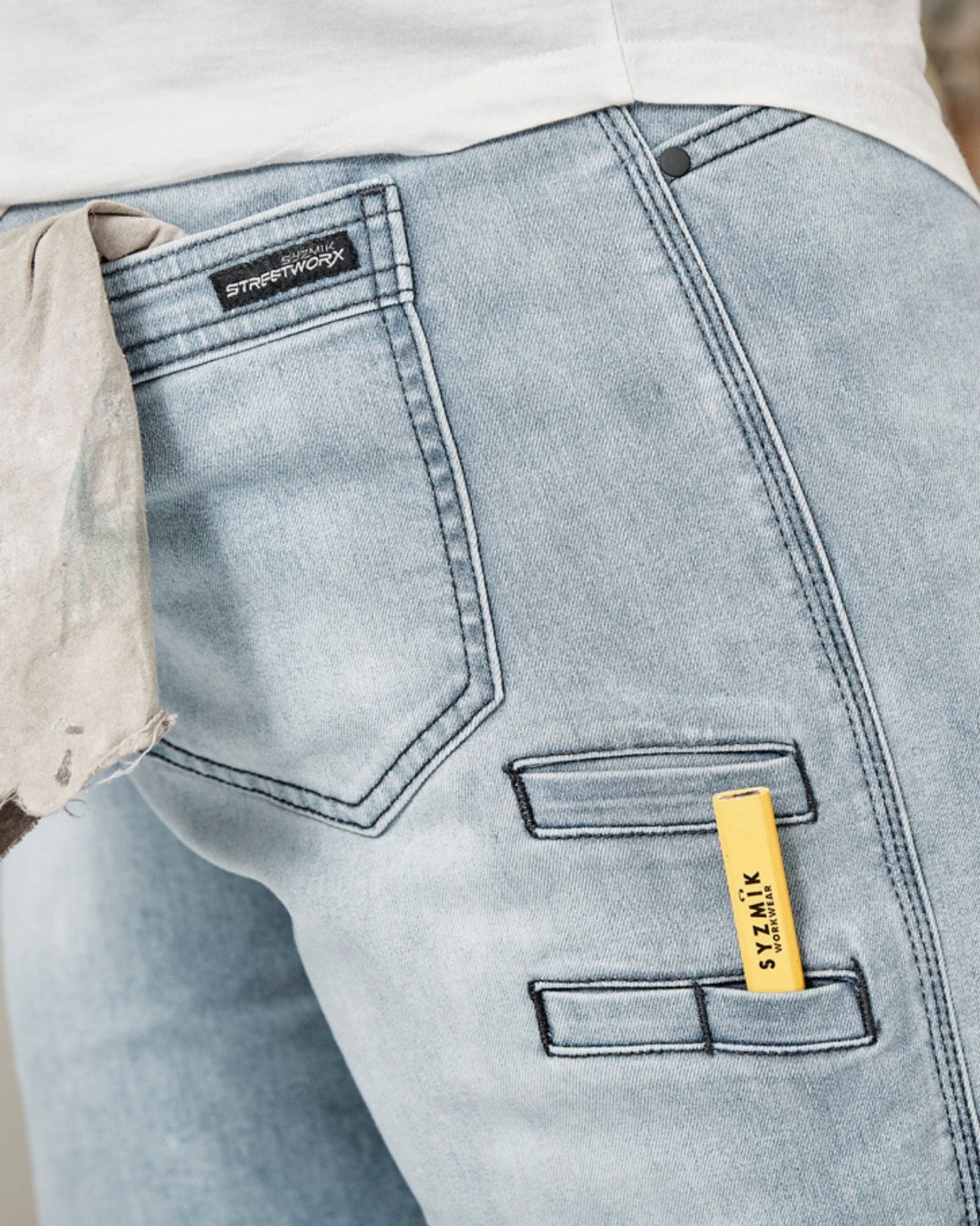 Syzmik Mens Streetworx Stretch Jean ZP540 