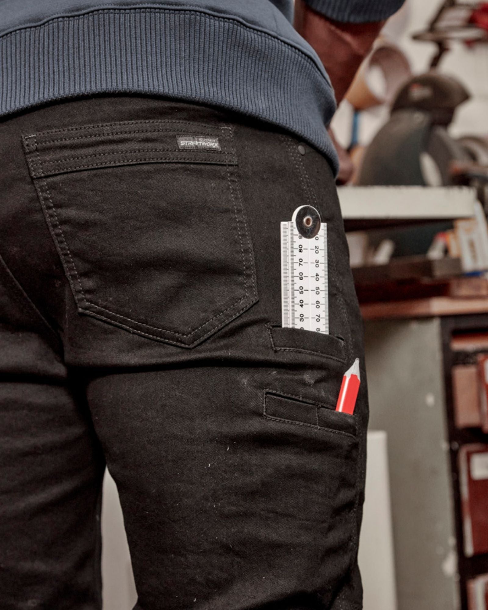 Syzmik Mens Streetworx Stretch Jean ZP540 