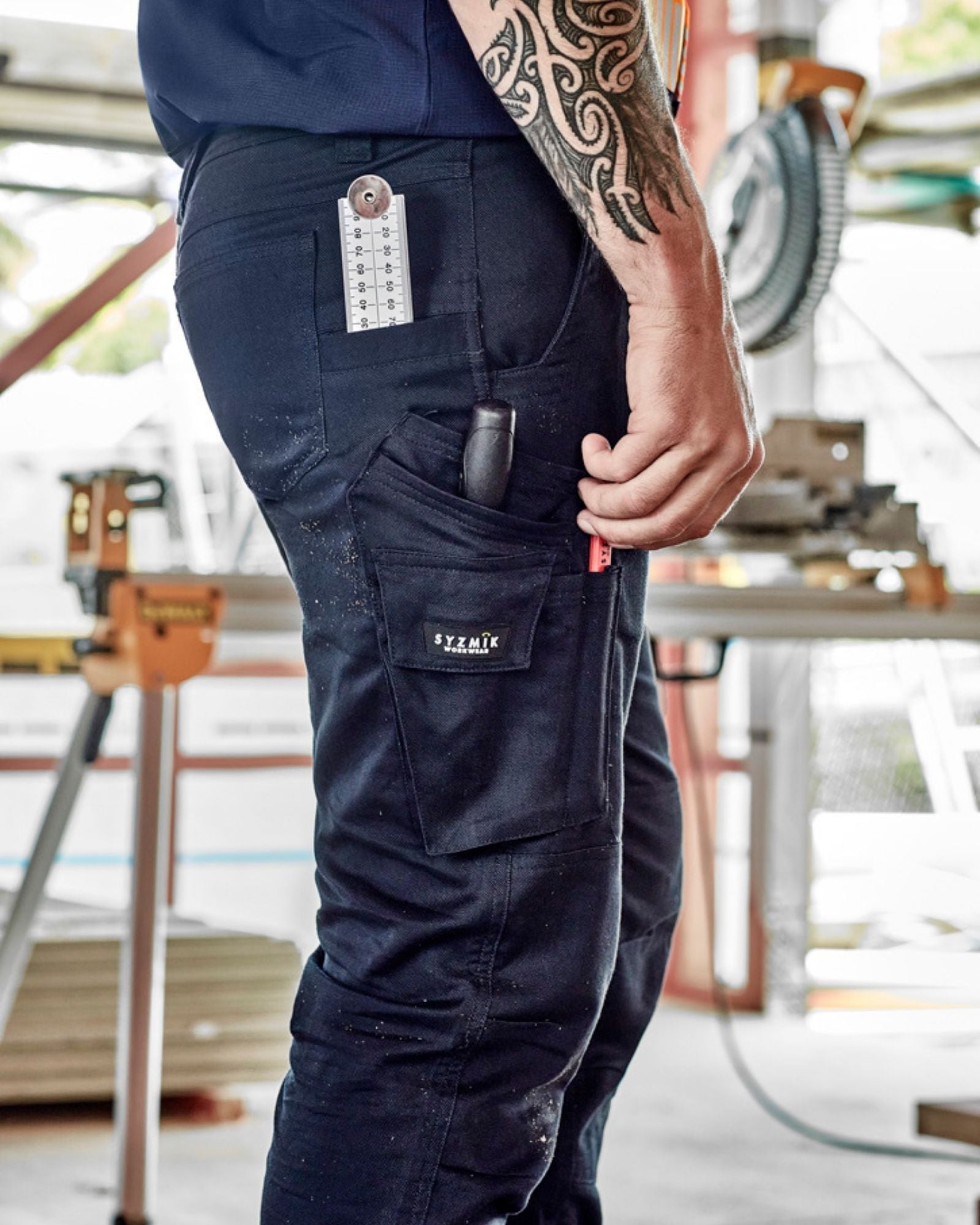 Syzmik Mens Rugged Cooling Stretch Pant ZP604 