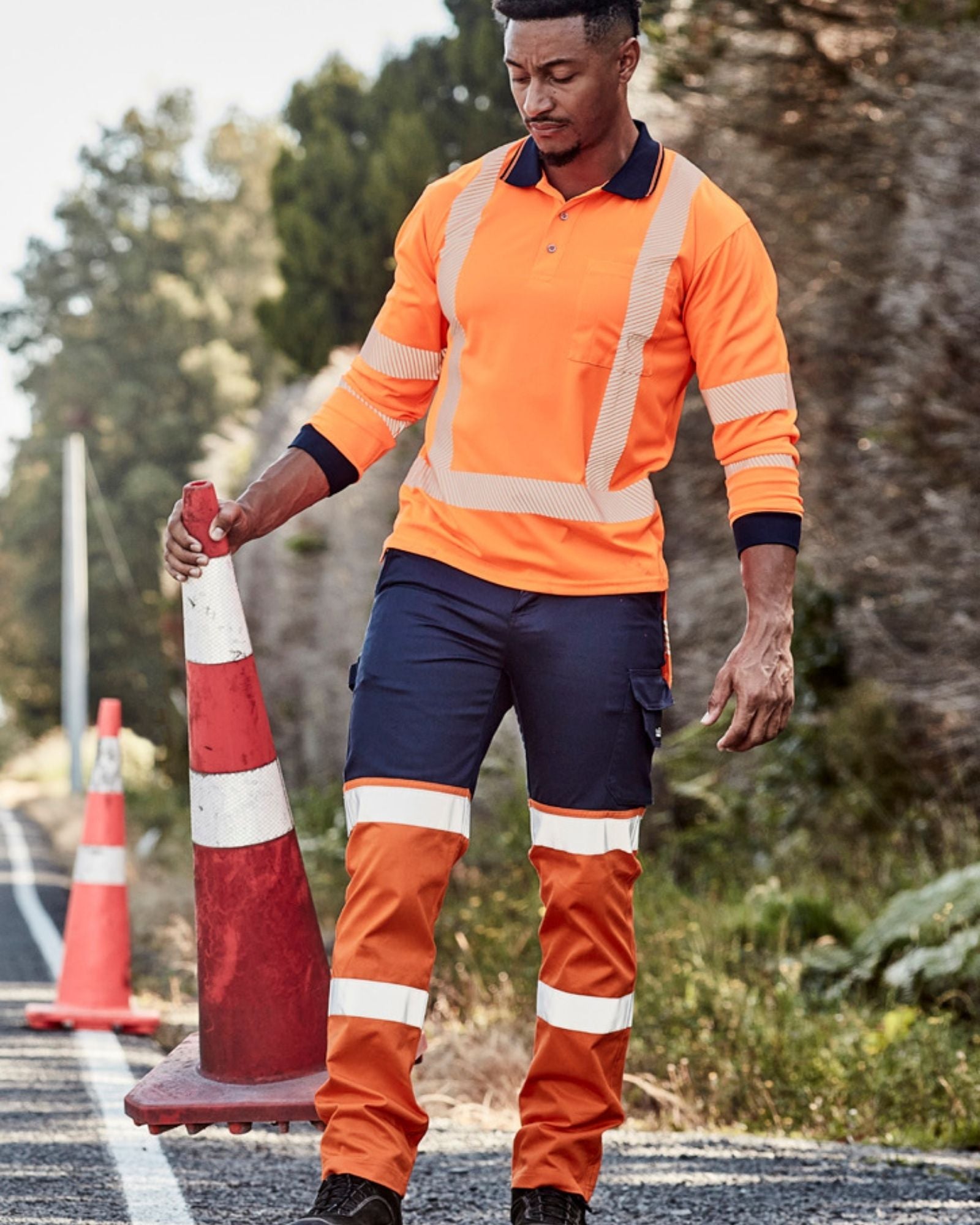 Syzmik Mens Bio Motion Hi Vis Taped Pant ZP980 