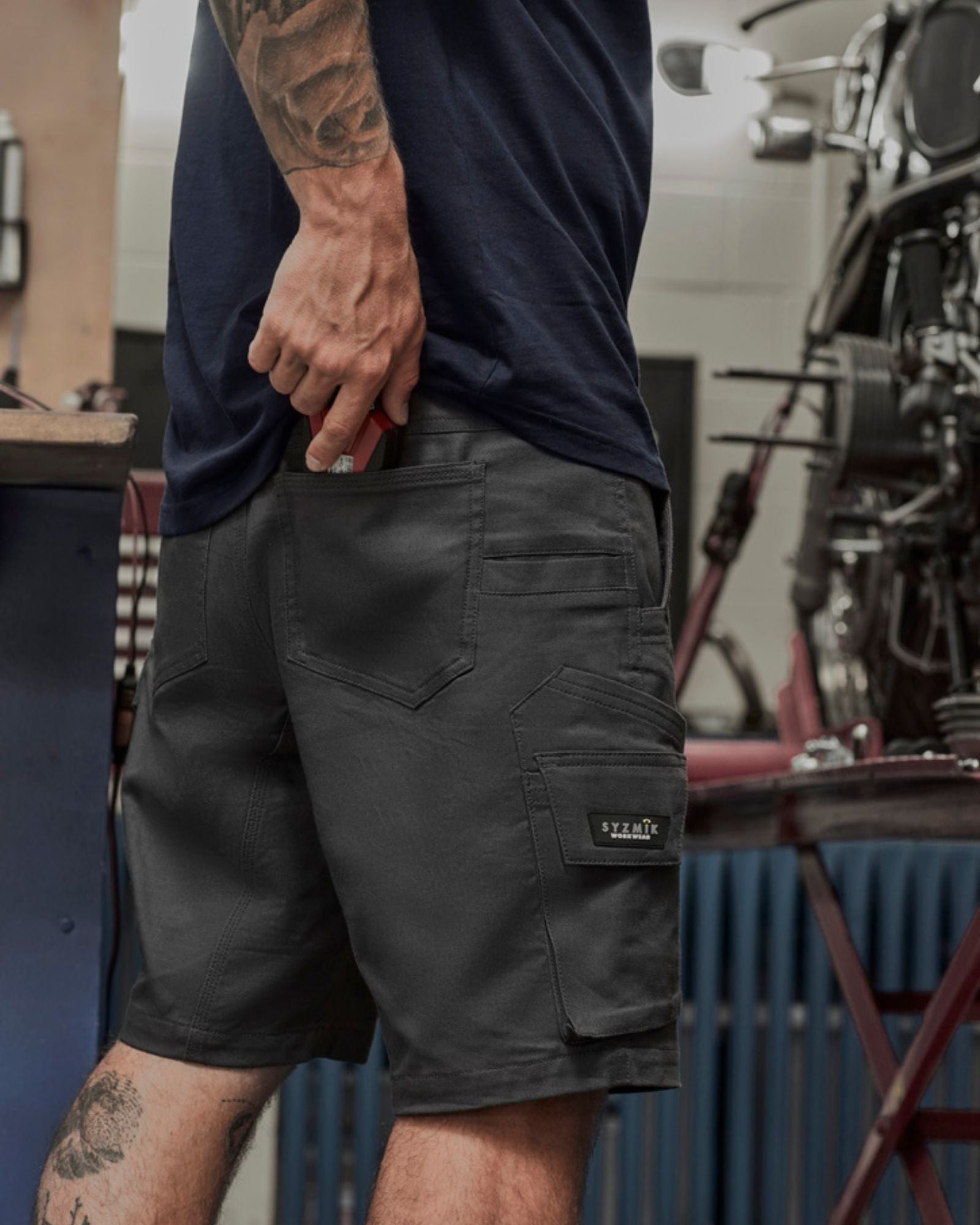 Syzmik Mens Rugged Cooling Stretch Short ZS605 