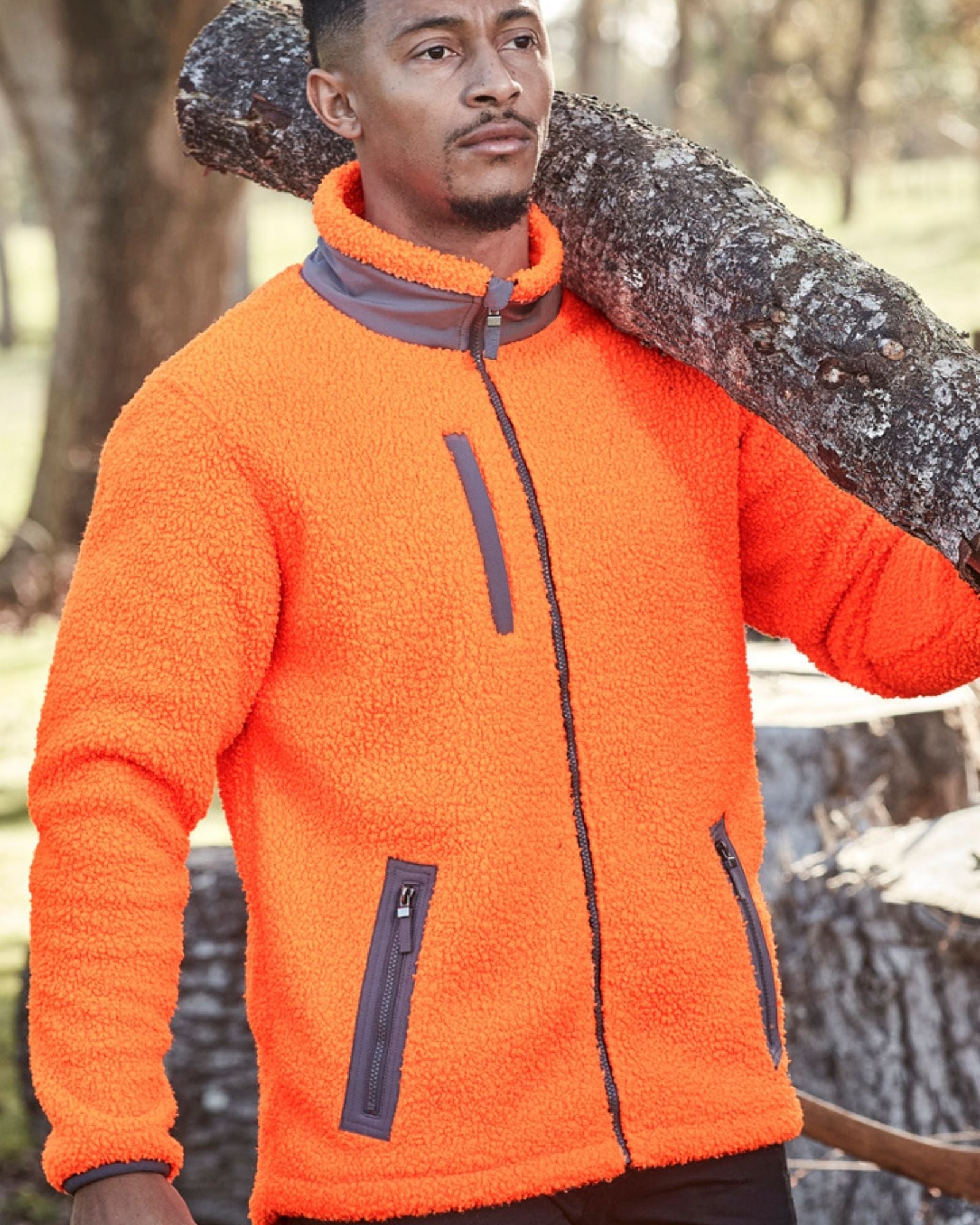 Syzmik Unisex Streetworx Full Zip Sherpa Fleece ZT285 